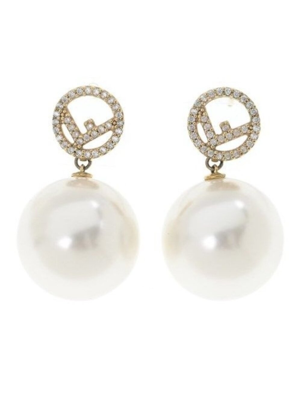 Fendi Earrings White